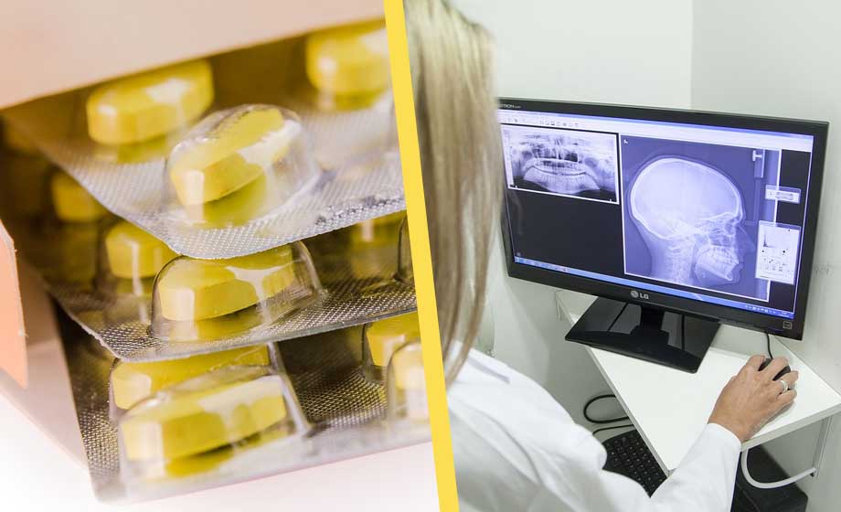 Skickades hem med bruten nacke och smärtstillande