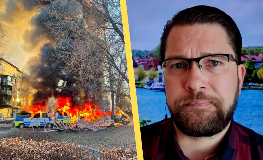 Åkesson rasar mot regeringen: ”Tiden för saft och bullar är förbi”