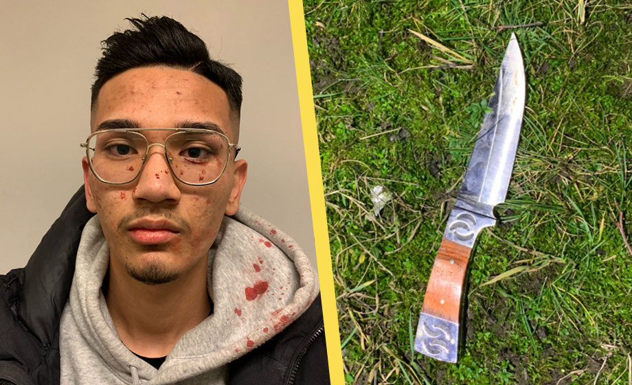 Afghan knivhögg polis – utvisas inte och får straffrabatt