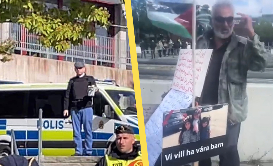 VIDEO: Invandrare vid koranbränningen – ”Säpo horungar – vi kommer knulla dom på riktigt”