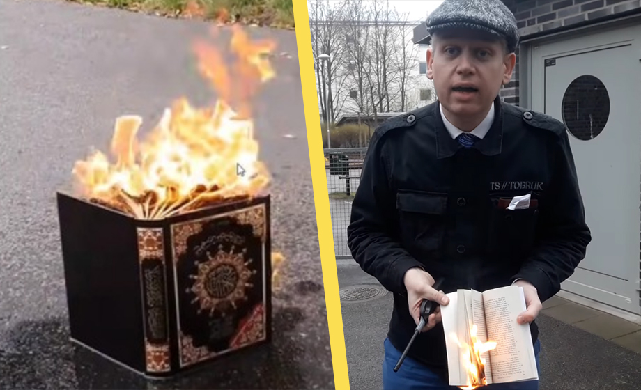 Storbritannien portar Paludan: ”Farlig man”