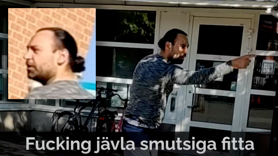 VIDEO: Invandrare attackerar SD:are: ”Jag ska hugga ditt huvud”