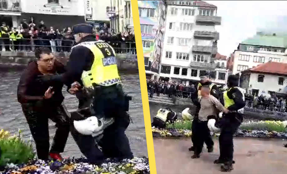 Paludan brände koraner på torsdagen