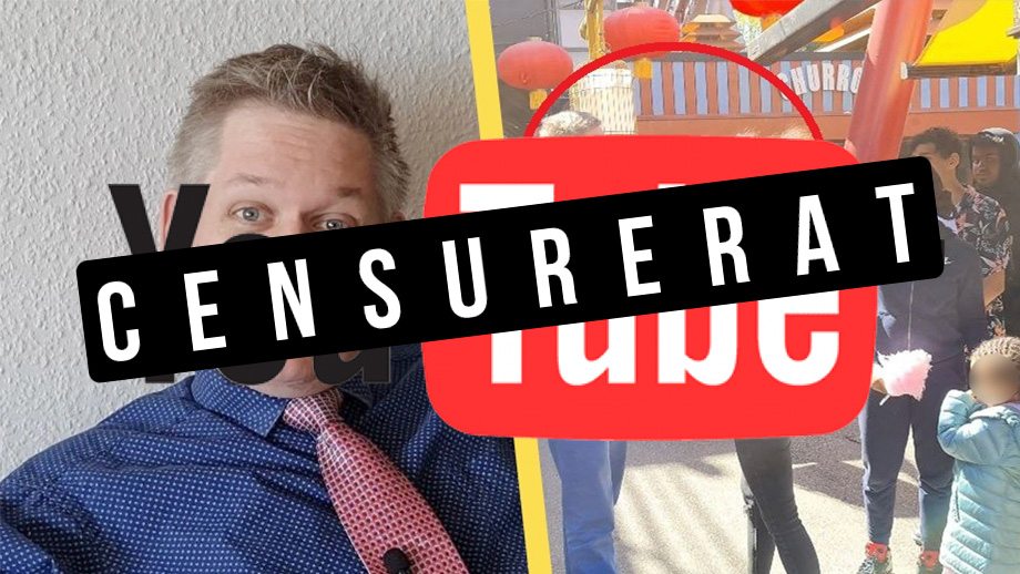 Youtube censurerar Samnytt – tog bort Paludan-intervju