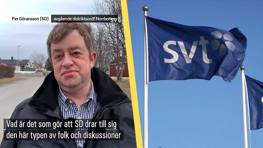 SVT framställer SD som stolleparti efter att gruppledare hoppat av
