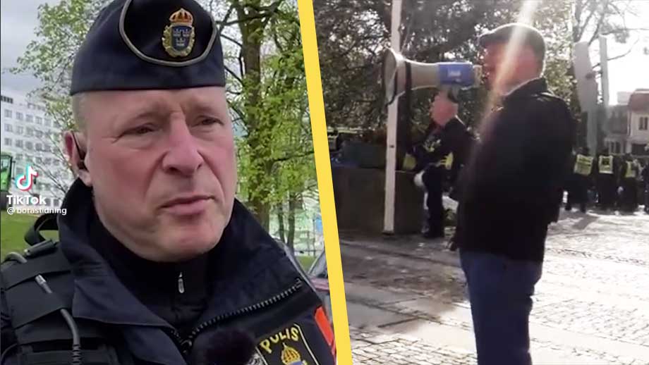 Polisen till folket: ”Lyssna inte på Paludan – håll er hemma”