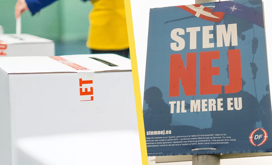Danskarna röstar om EU-militär