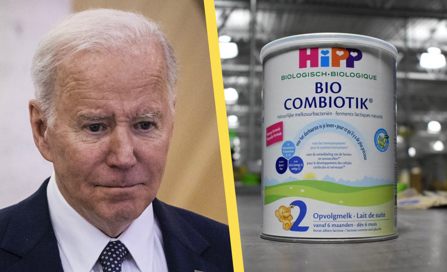 Biden under press när desperata familjer försöker smuggla välling från Europa