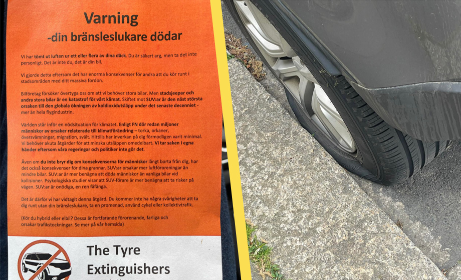 Uppgifter: Ny vänsterextrem grupp i Sverige – vandaliserar bilar