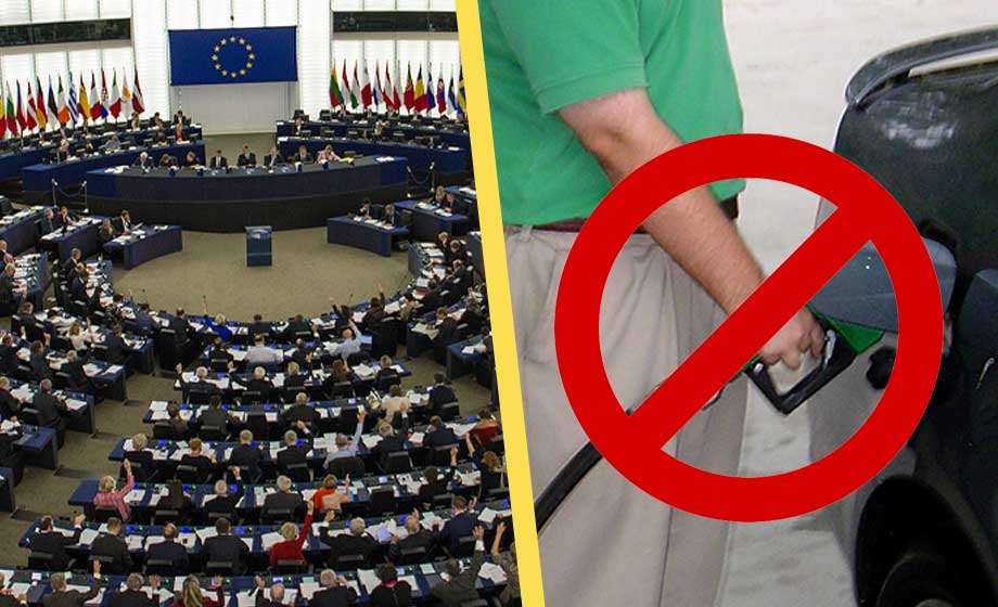 EU förbjuder fossildrivna bilar