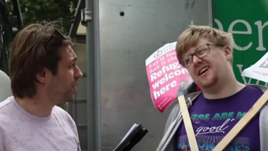 VIDEO: Invandringsvurmare vill INTE ta emot invandrare