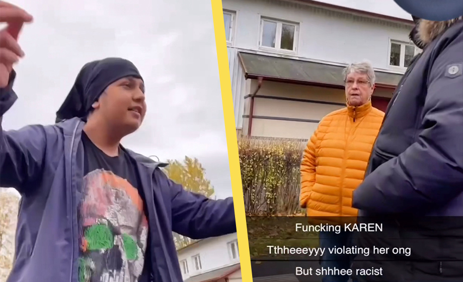 VIDEO: Kvinna förnedras av gäng – ”Gör något åt saken!”
