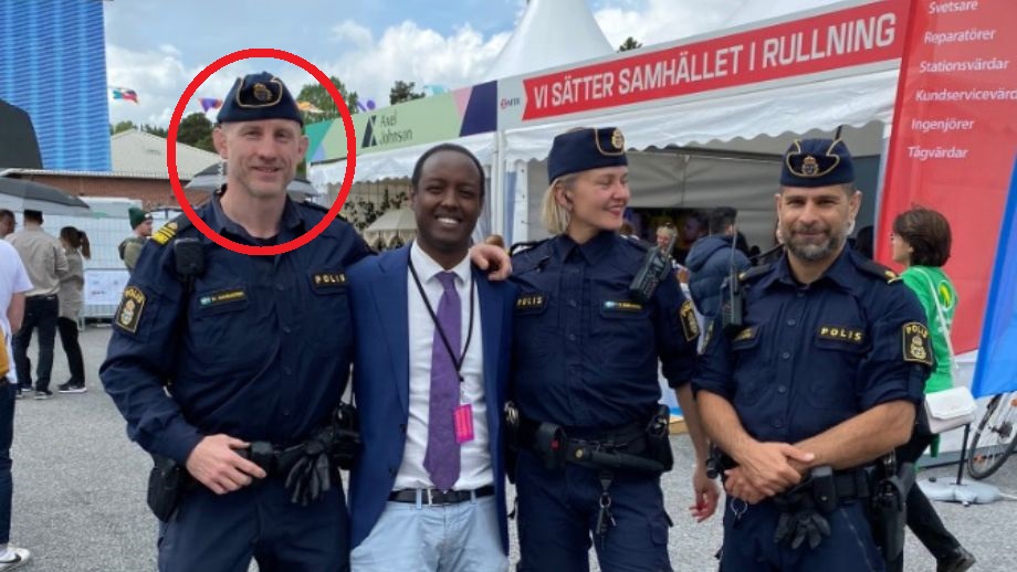 Miljöpartist-polisen på Järvaveckan: ”Rasisten Paludan”