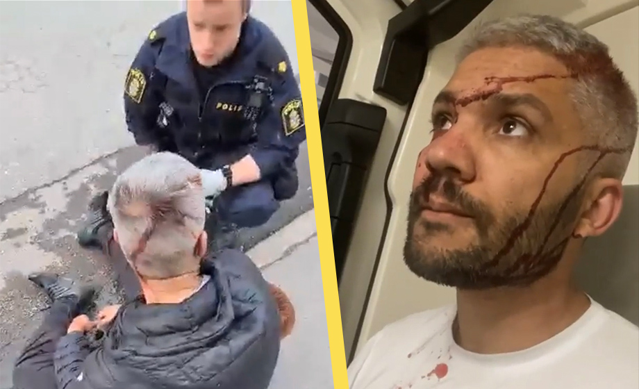 Munna bad araber sköta sig i Sverige – misshandlades blodig: ”Polisen gör ingenting”