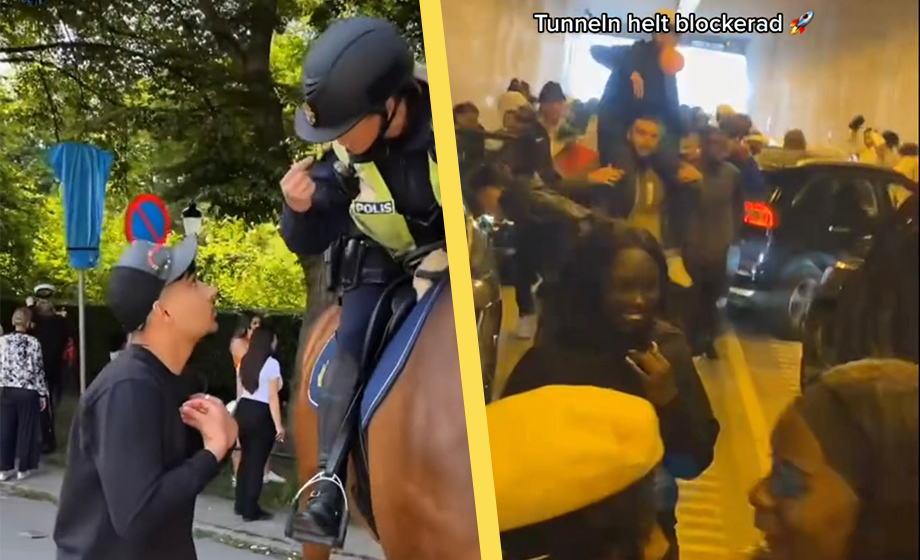 VIDEO: Se invandrarnas studentfirande – ”gang shit”