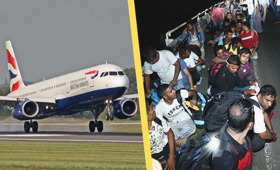 Europadomstolen satte stopp för brittiskt asylflyg till Rwanda