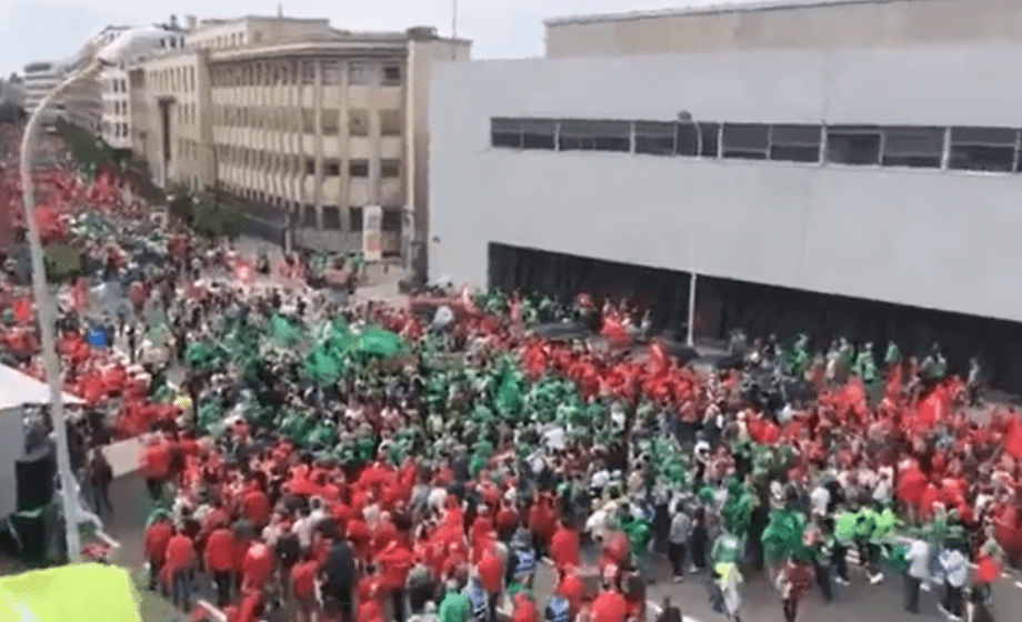 Stor demonstration i Bryssel – emot höga levnadskostnader