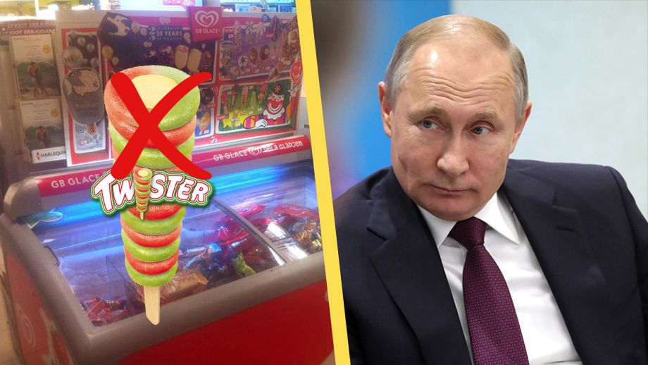 Twister-glassen försvinner – GB ska pressa Putin