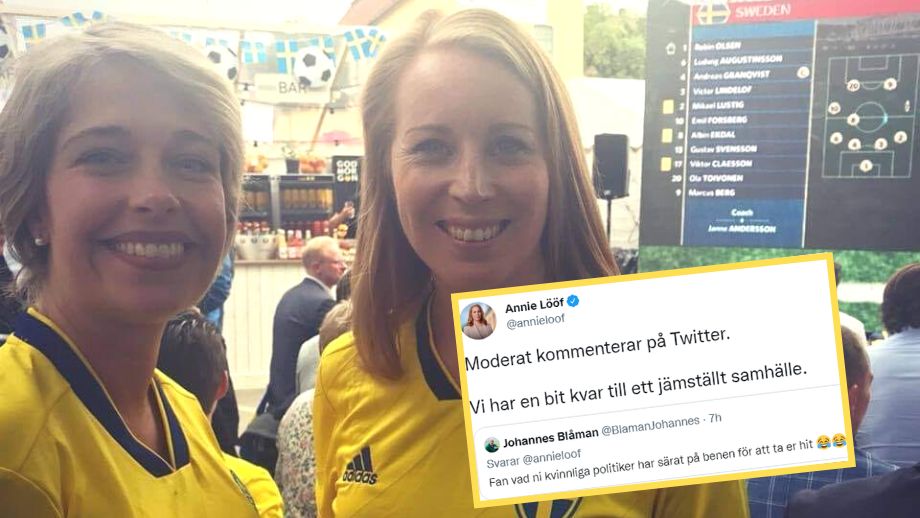 Lööf attackerar M om jämställdhet – lurades av trollkonto