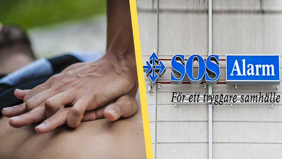 Larmnumret 112 ur funktion – man med hjärtstopp avled