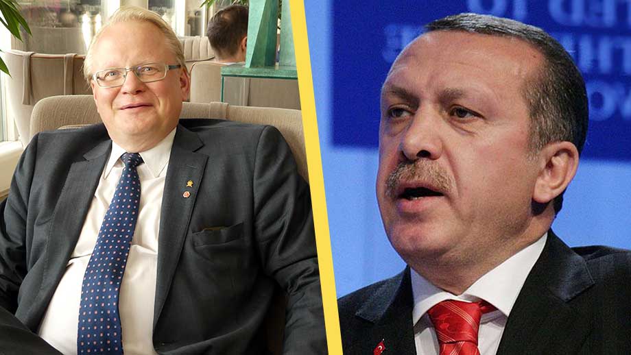 Erdogans Nato-krav till Magdalena: Sparka Peter Hultqvist