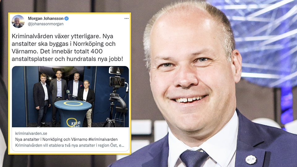 Regeringen om fler i fängelse: ”Hundratals nya jobb!”