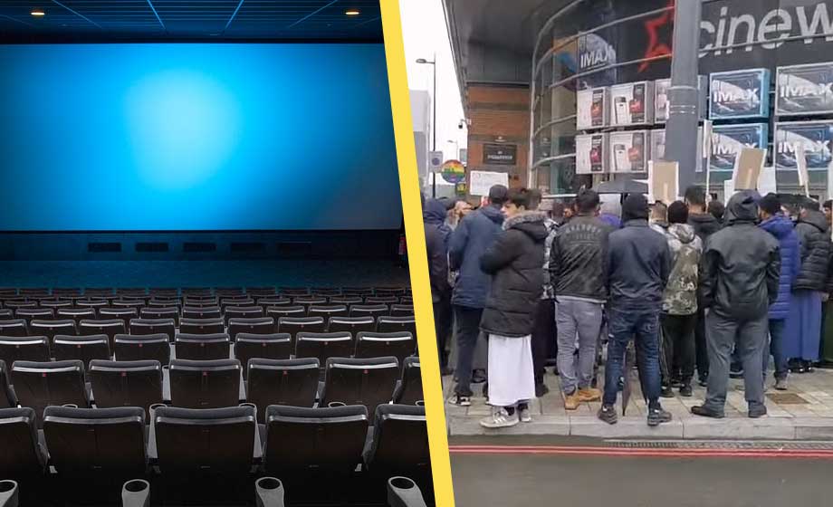 Brittiska biografer stoppar film om islam efter protester