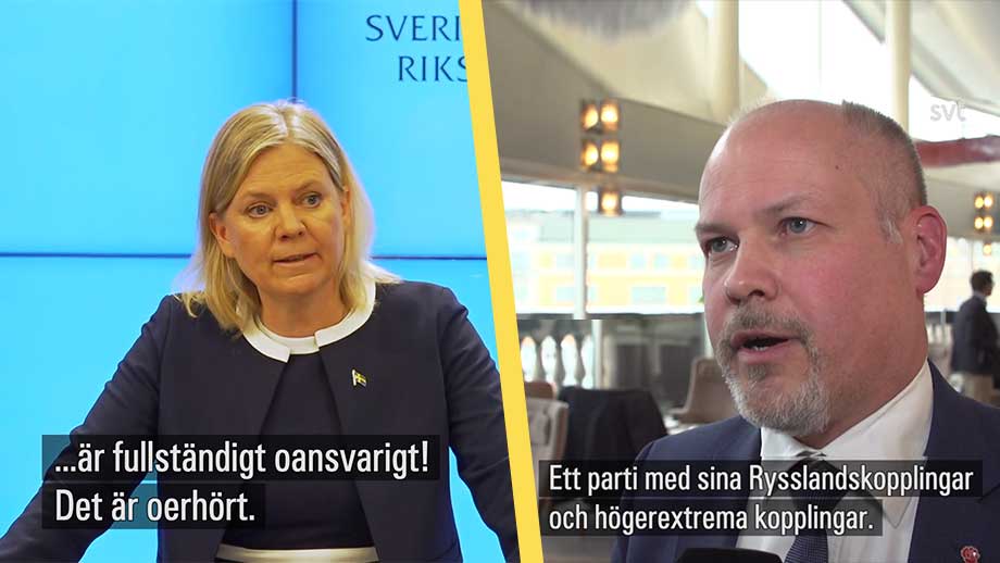 M, KD och L stödjer misstroende – hela regeringen kan avgå