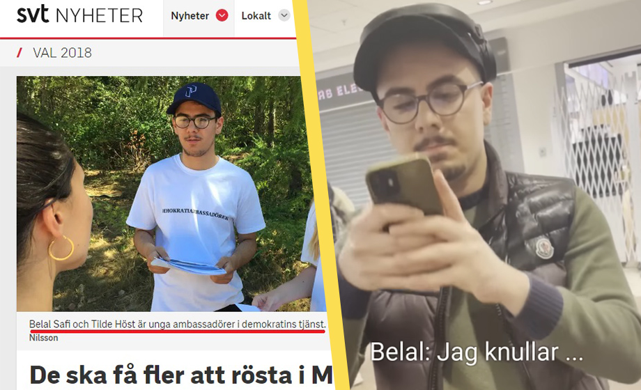 SVT:s ”demokratiambassadör” ska våldta och mörda Kasselstrands familj