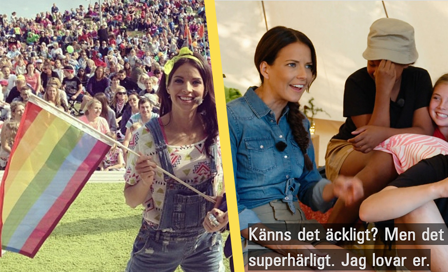 SVT lär barn hångla: ”Använd tomat – det är superhärligt”