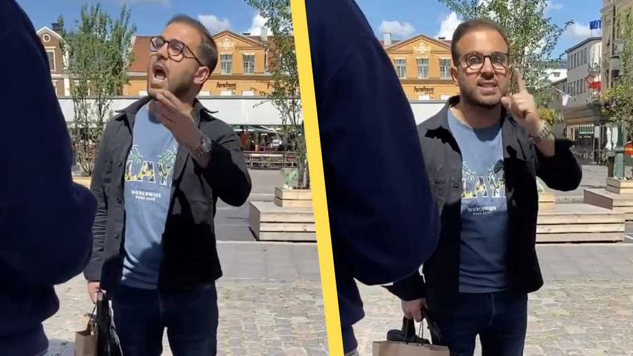 VIDEO: SD:s valarbetare attackeras av invandrare – ”Alla muslimer ska knulla er”