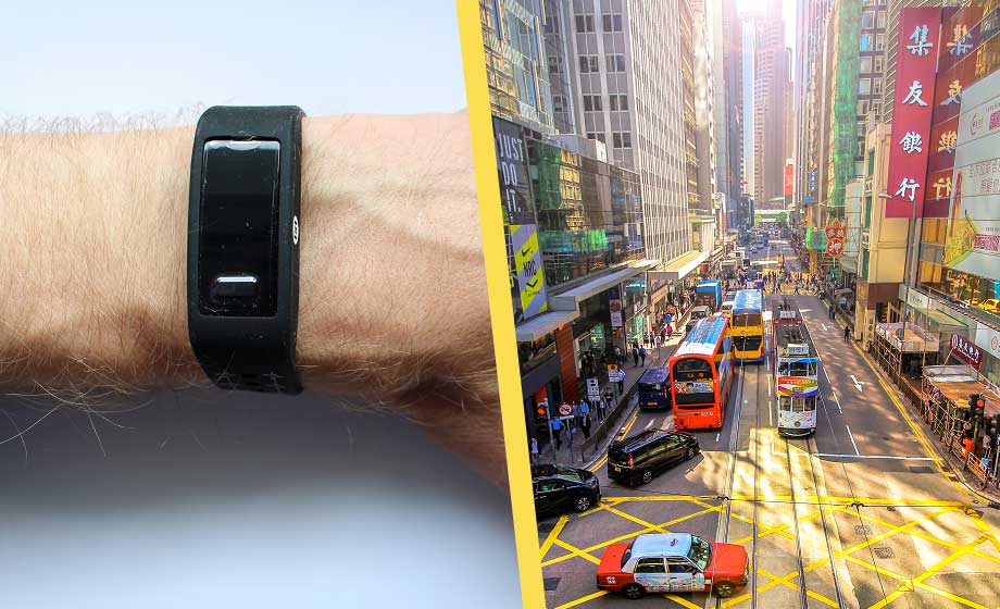 Covidsjuka i karantän påtvingas elektroniskt övervakningsarmband