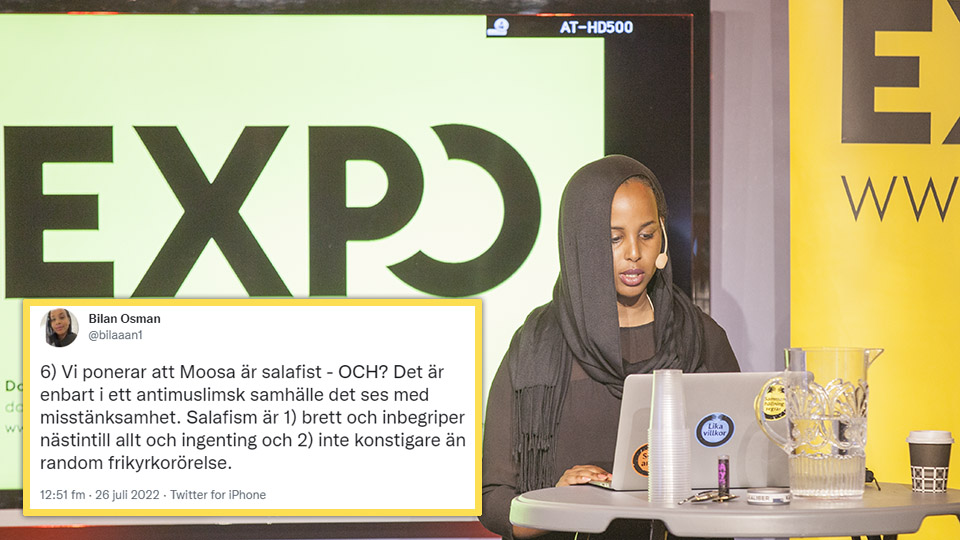 Tidigare Expo-profilen: ”Salafism inte konstigare än random frikyrkorörelse”