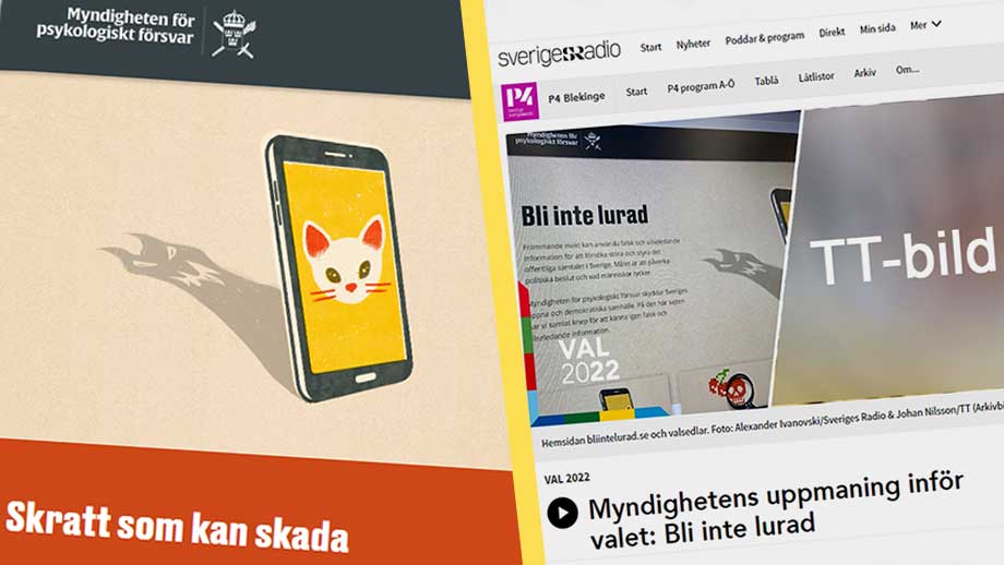 Statstradion puffar för S-regeringens ”Bli inte lurad”-sajt inför valet