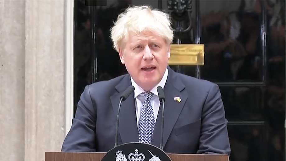 Boris Johnson avgår