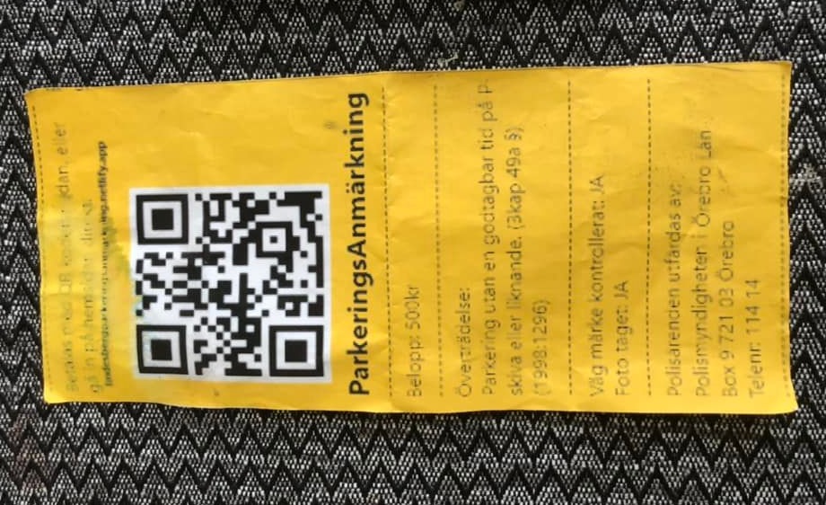 Polisen varnar för falska böter