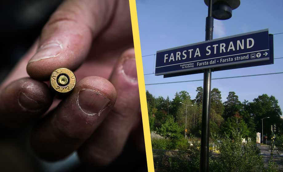 Man ihjälskjuten i Stockholm