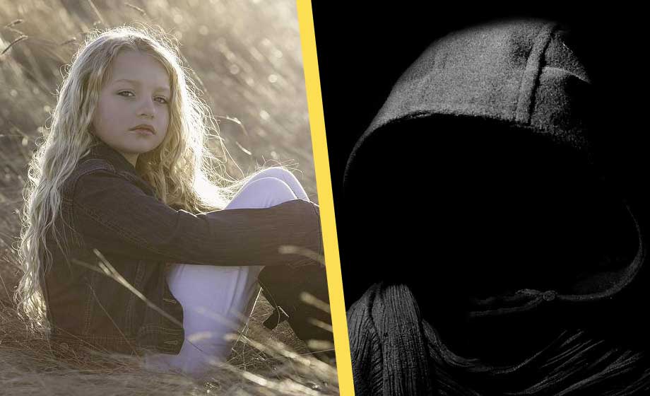 10-åriga flickor utsatta för rånförsök