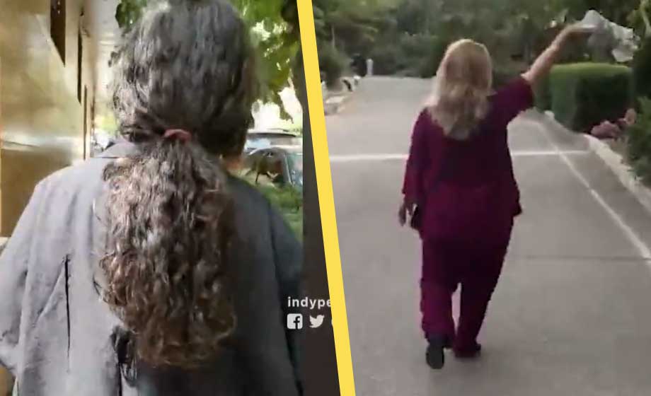 Iranska kvinnor tar av slöjan i protest mot obligatoriska lagar