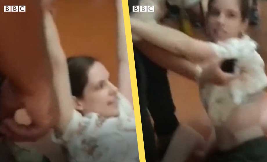 Klimatextremister limmade fast sig på konstnärligt mästerverk