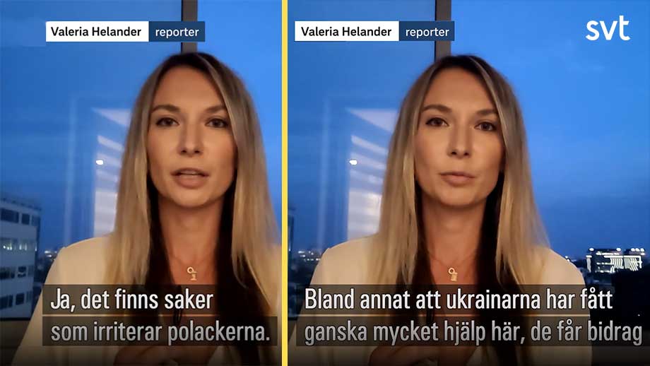 SVT varnar för falska flyktingar – om de kommer från Ukraina