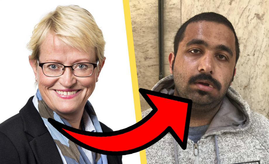 Ing-Marie Wieselgren ingrep mot våldtäktsman i Stockholm