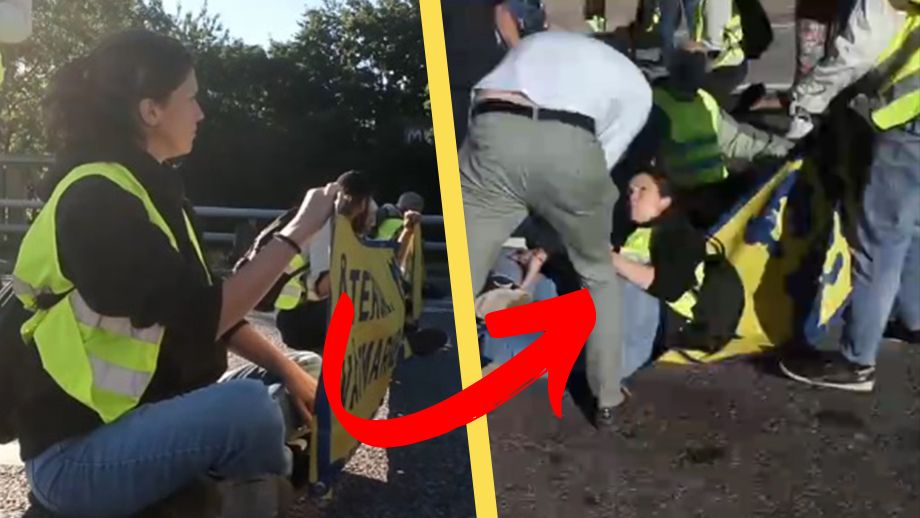 VIDEO: Klimatextremister saboterade trafiken – IGEN