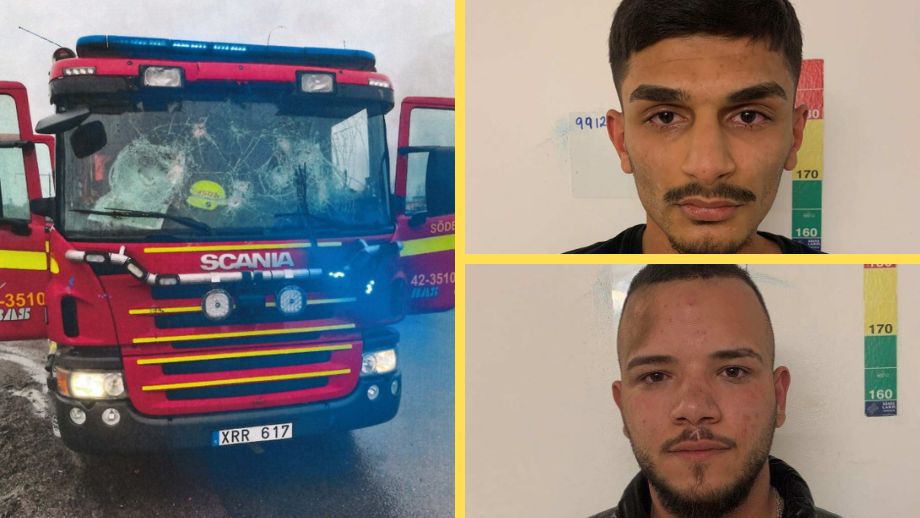 Irakier och syrier försökte mörda brandmän med stenar – åtalas
