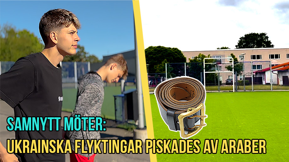 Reportage: Ukrainska flyktingar piskades av arabiskt gäng