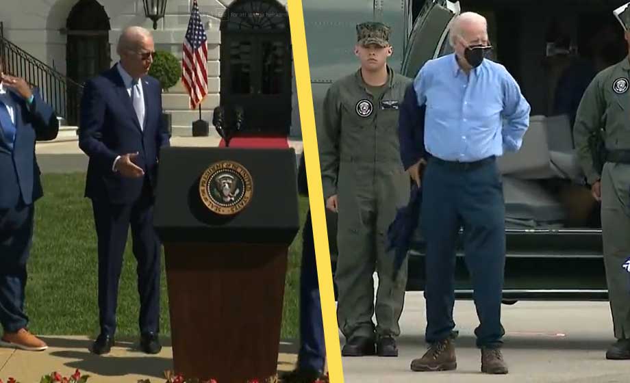 Joe Biden i flera nya pinsamma framträdanden