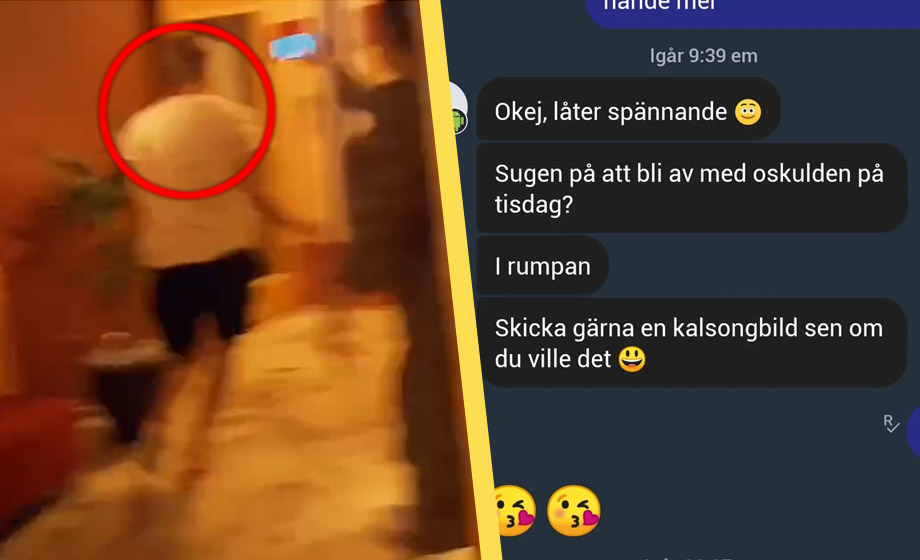 Här flyr barntränaren efter sexchatt med ”13-åring”