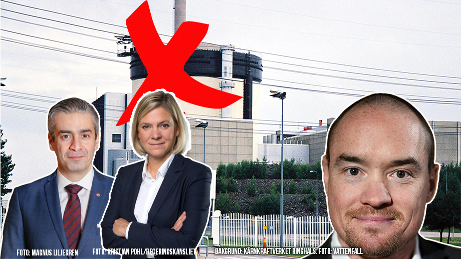 Ekeroth: ”Sossarna vill fortfarande ha bort kärnkraften”
