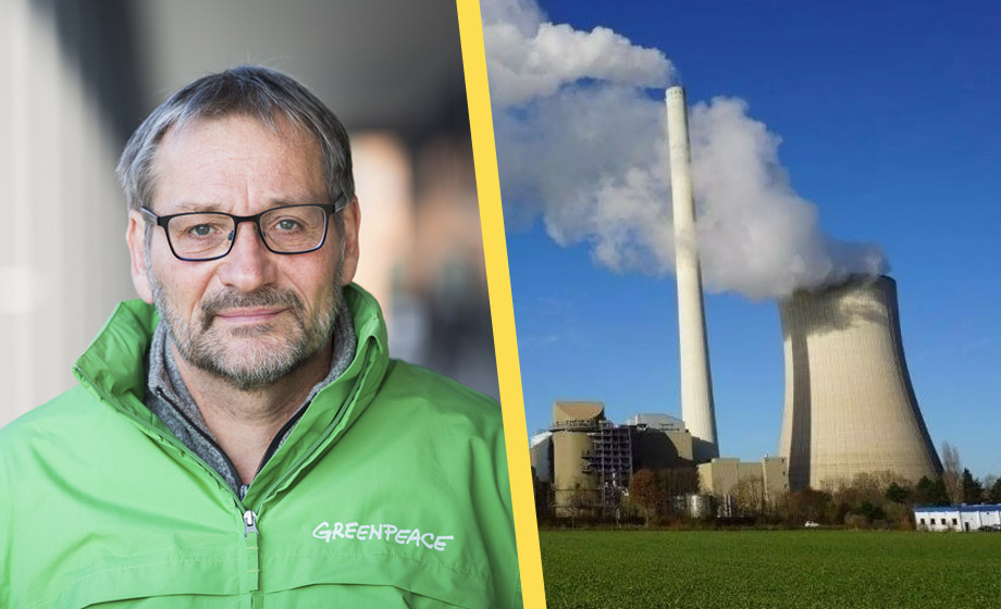 Greenpeace: ”Nödvändigt” återstarta kolkraftverk