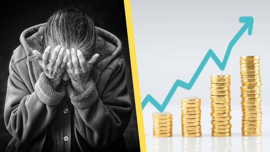 Inflationen på drygt tio procent